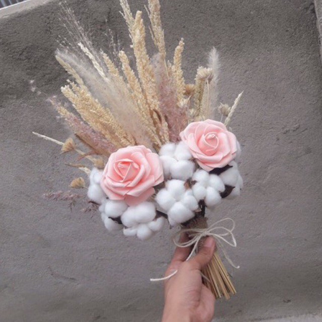 Dried flower bouquet • Prewedding bouquet • Wedding bouquet