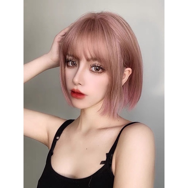 T332 full wig korean bobo wig lisa 30 cm wig anya