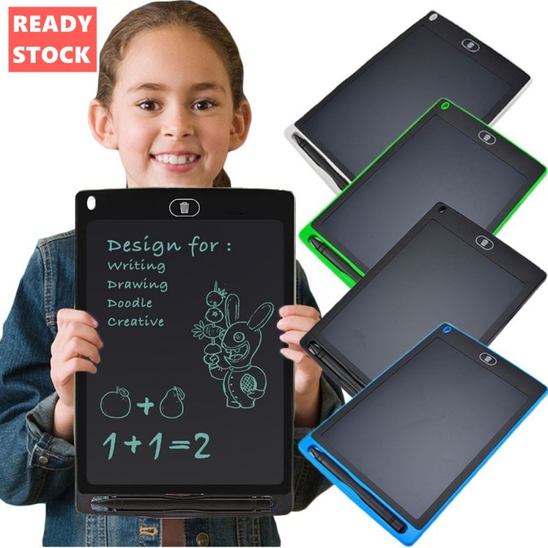 Tablet Tulisan LCD Ultra-Tipis 6.5 Inci Dapat Dihapus Tulisan Tangan Anak/Gambar/Lukisan Blackboard