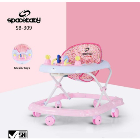 BABY WALKER SPCEBABY  KERETA ANAK