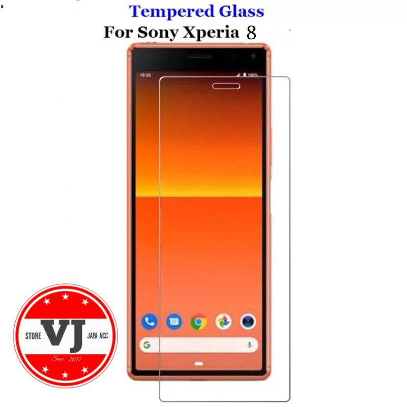 Tempered Glass Sony Xperia 8 Biasa Anti Gores Sony Xperia 8