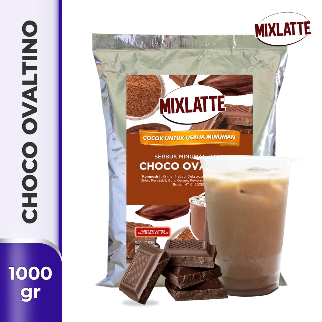 

Powder Drink Bubuk Minuman Rasa CHOCO OVALTINO MIXLATTE 1Kg