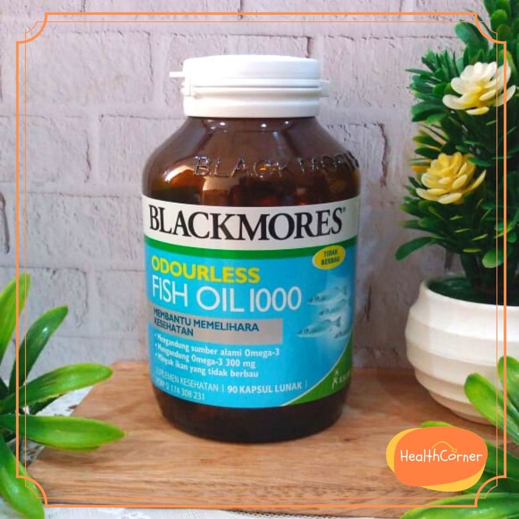 Blackmores Odourless Fish Oil 1000mg 90caps Kalbe