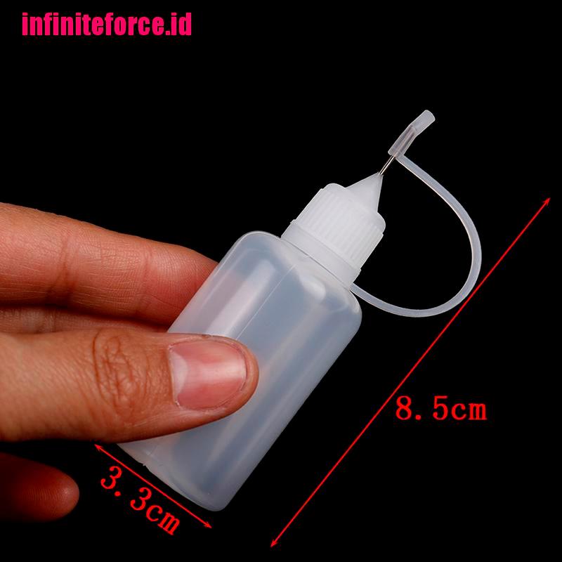 5Pcs 30ml plastic DIY paper quilling glue applicator needle squeeze bottle