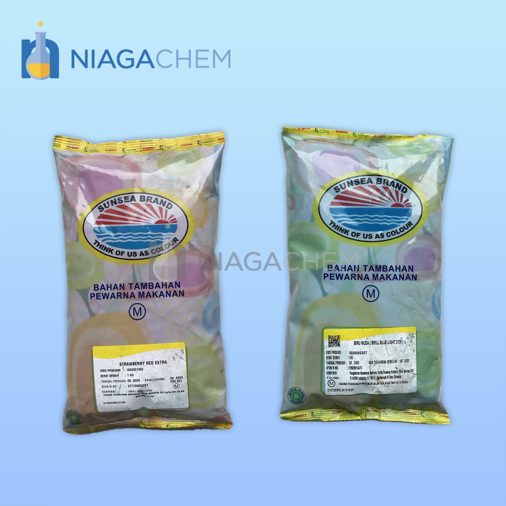 

Pewarna Makanan Sunsea Brand 1kg (Blue Light/ Strawberry Red) - Strawberry Red