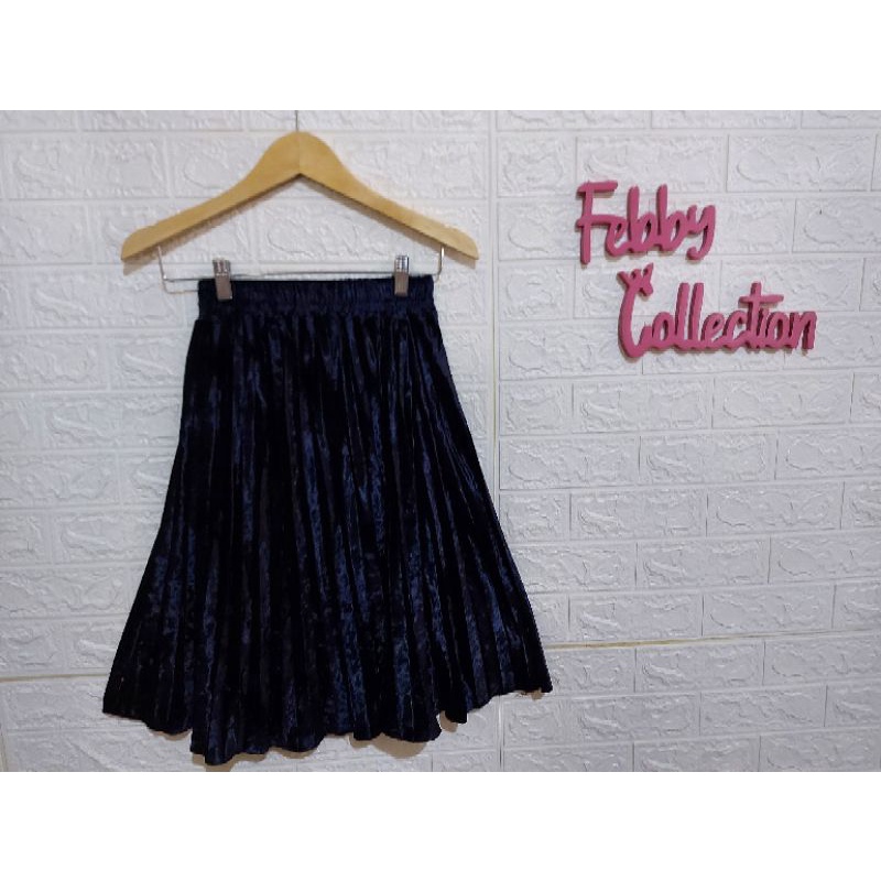 ROK PLISKET BLUDRU 7/8 // ROK BLUDRU IMPORT// VELVET BLUDRU ROK// ROK ANDIN