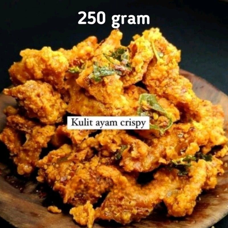 

keripik kulit crispy pedas daun jeruk 250 gram