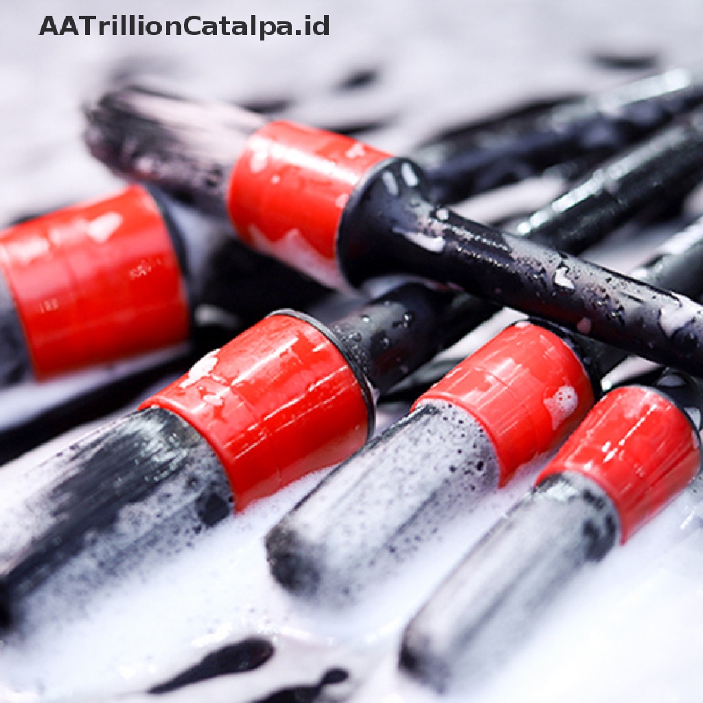 Aatrillioncatalpa 5PCS Sikat Plastik Untuk Membersihkan Velg Mobil