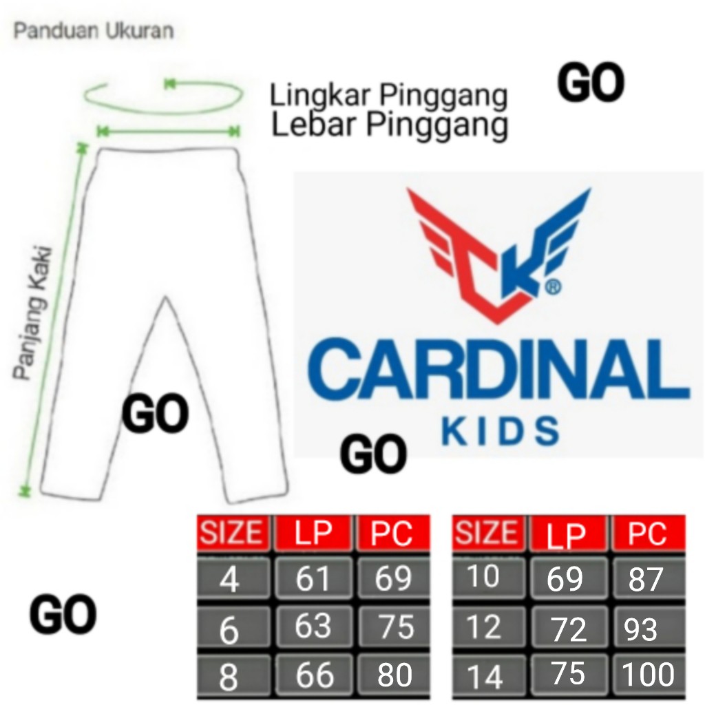 gos TBCBR CARDINAL KIDS Celana Jeans Levis Sobek Anak Bawahan Anak Laki Laki Panjang