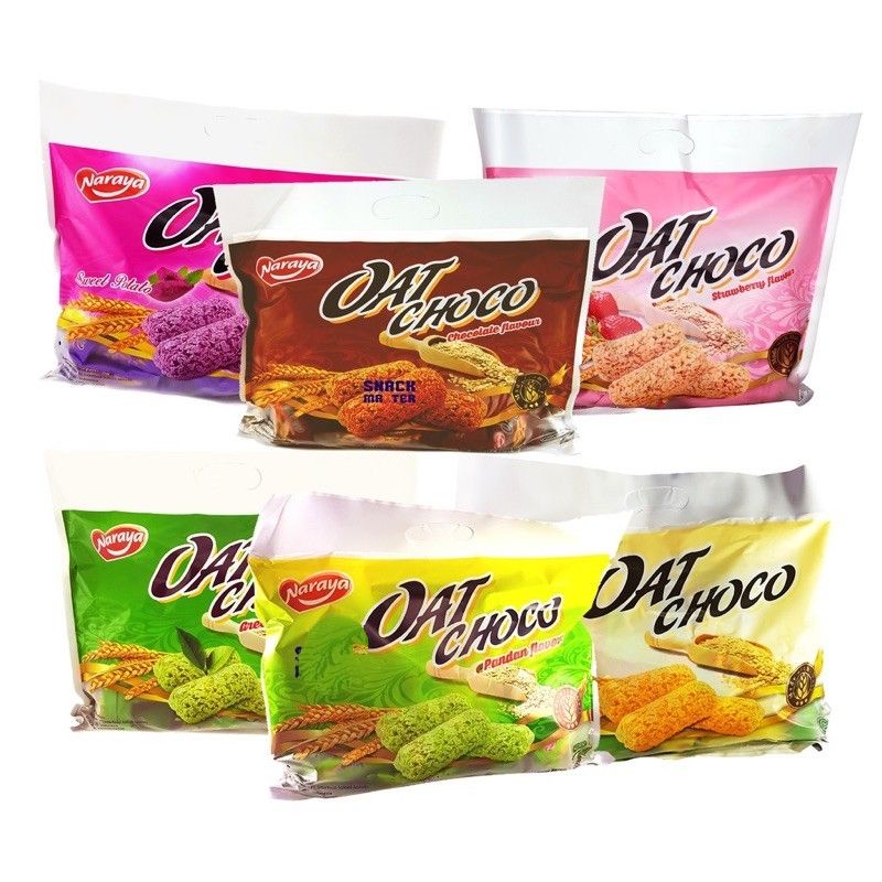 naraya oat choco ORIGINAL Isi 40 pcs 400 gram