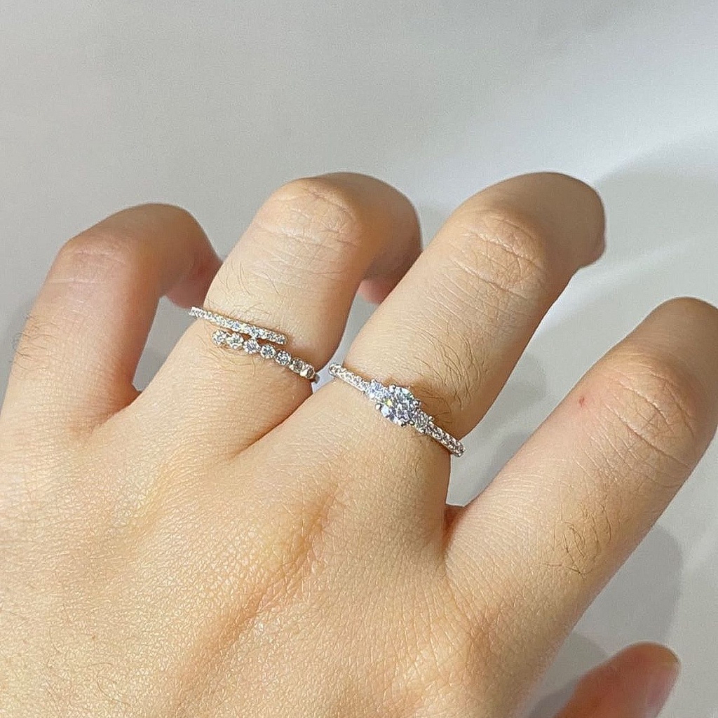 Banyak motif yaa Cincin anak dan dewasa emas asli kadar 75 17k putih branded love solitaire infinity selisih smiley permata 1 like diamond horseshoe mas whitegold ring mewah setengah 2 gram gr baris aesthetic