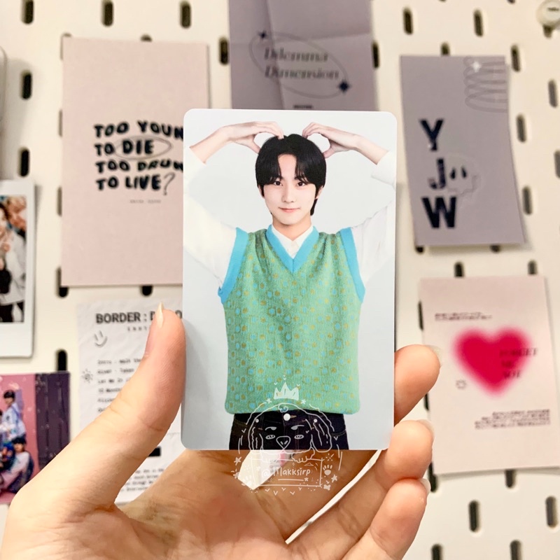 tc jungwon trading card en-connect companion enhypen pc official