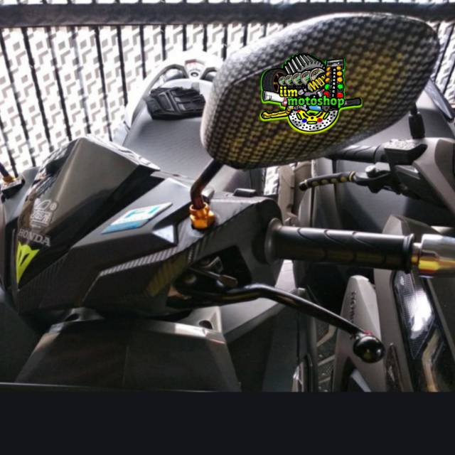 spion carbon honda scoopy vario 150 125 beat fi beat old spion karbon