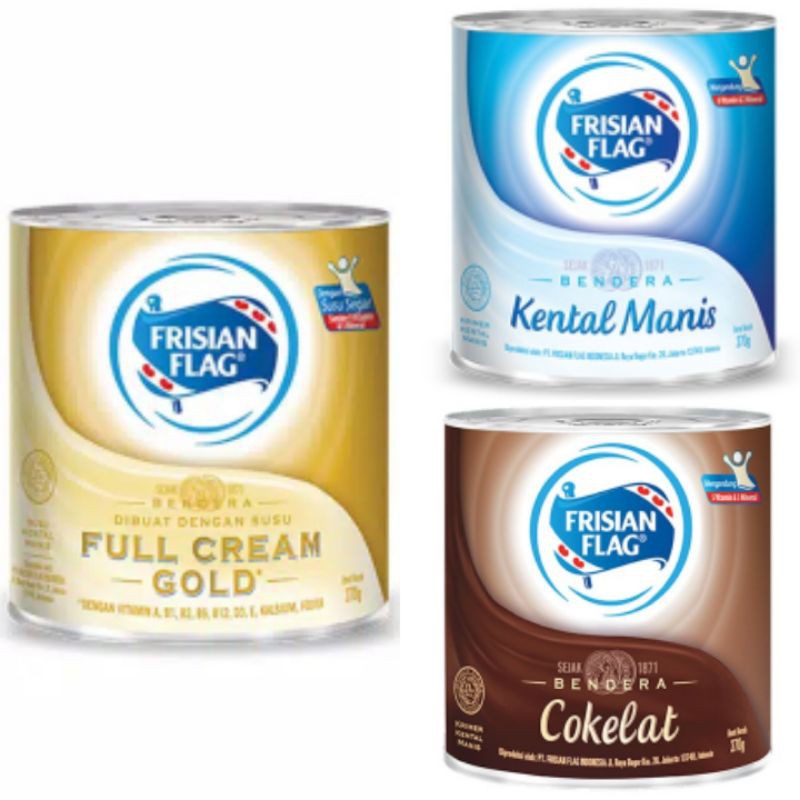 

Frisian flag susu kental manis gold / coklat / original 370 gram