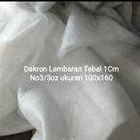 Dakron Lembaran/dakron 100x160 tebal 1cm TERMURAH