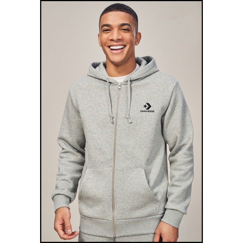Jaket Converse Jumbo Hoodie Zipper S, M, L, XL, XXL, 3XL, 4XL, 5XL Pria Wanita Hoodie Big Size