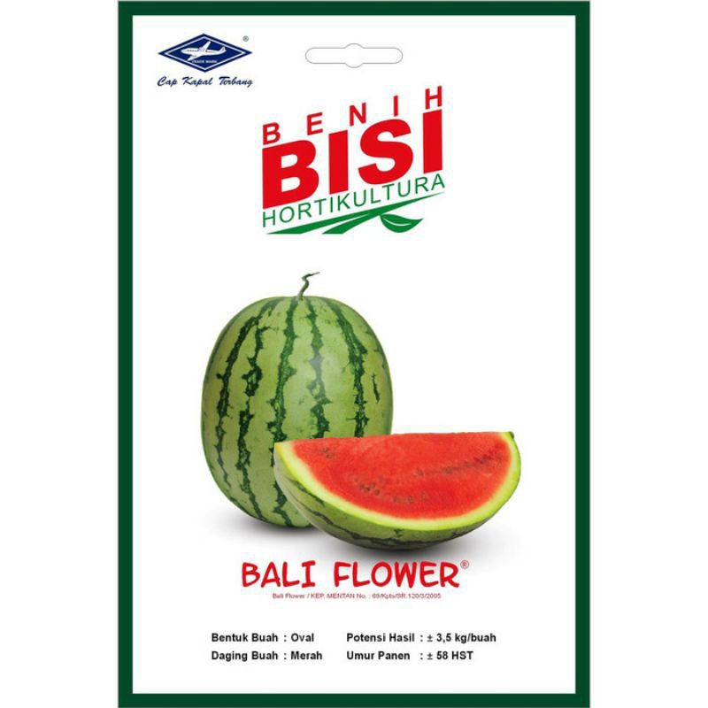 BENIH BISI SEMANGKA BALI FLOWER ISI 30 BIJI