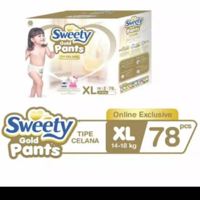 Sweety Gold Pants XXL 66 | XL 78 | L 84 | M 102 | S 108 m102 L84 XL78 XXL66