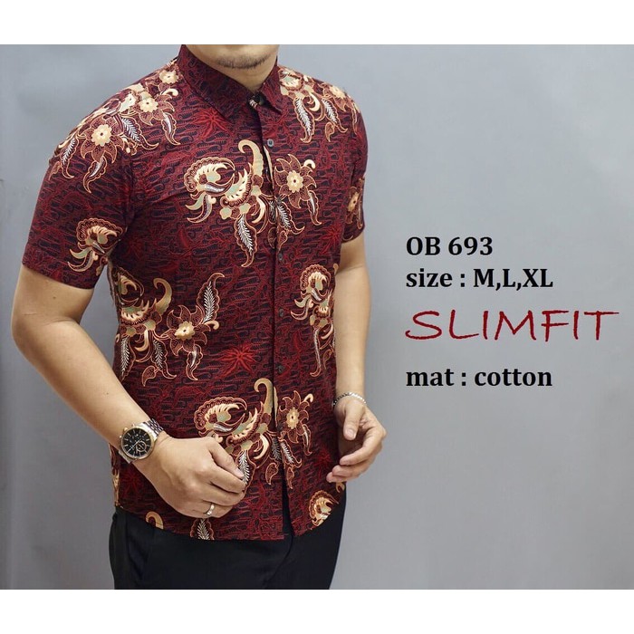 Batik Couple Sarimbit modern Naomi Etnik Warna Merah Tosca Ungu Biru Kuning M L  BATIK MODERN Z9I7