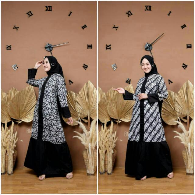 GAMIS BATIK REMPEL - GAMIS BATIK CANTIK GAMIS BATIK MURAH ORIGINAL