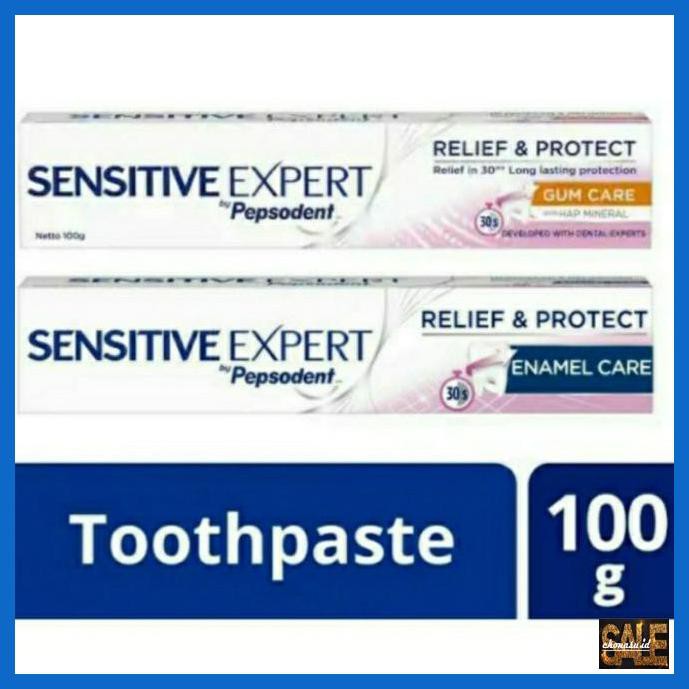 ATSAPIGIG- PEPSODENT SENSITIVE EXPERT 100GR (ODOL/ PASTA GIGI) - GUM CARE -ASLII.