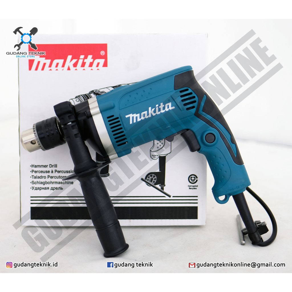 Mesin Bor Beton Makita HP 1630 Rotary Hammer Makita HP1630