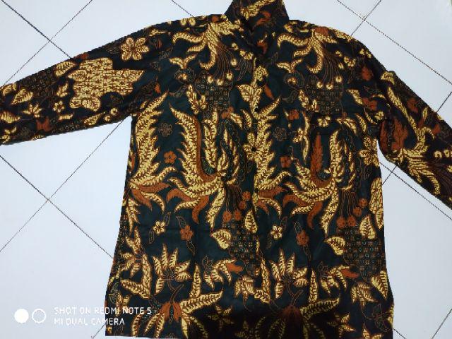 Seragam Batik Kemeja/ Hem Pria Lengan Panjang Jumbo Size M L Xl Xxl Xxxl Xxxxl