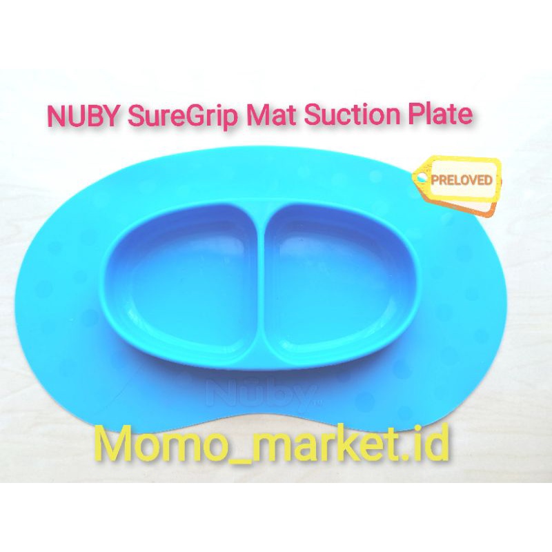 Nuby Sure Grip Miracle Mat Suction Plate Piring Makan BLW