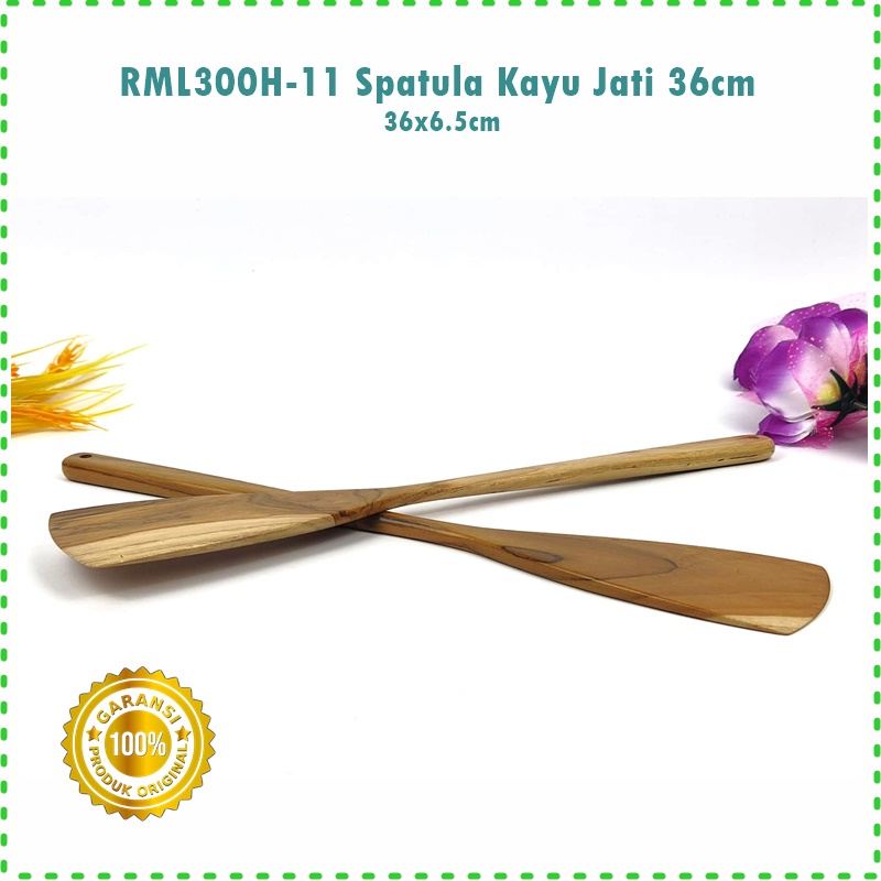 RML300H-11 Spatula/Turner/Sutil Kayu Jati 36cm