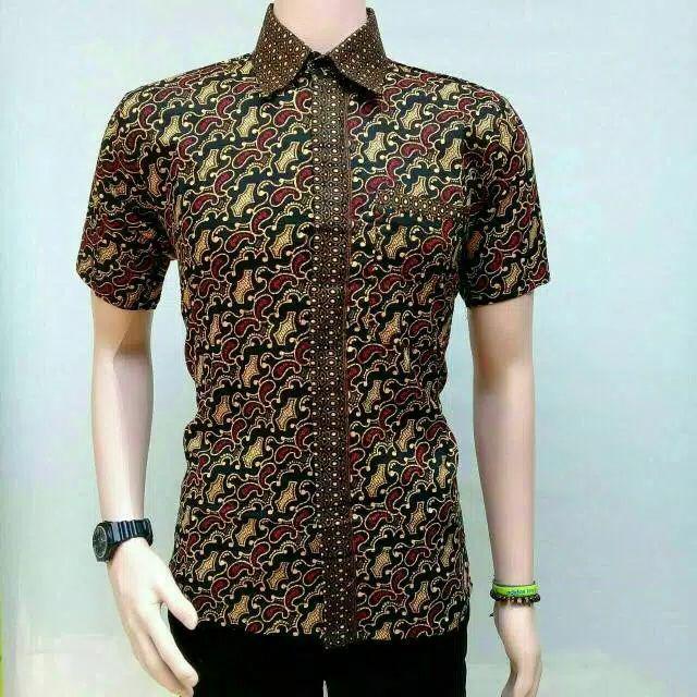 Kemeja Batik Pria Kode Pb 119 | Batik Motif Mete Belanja Batik