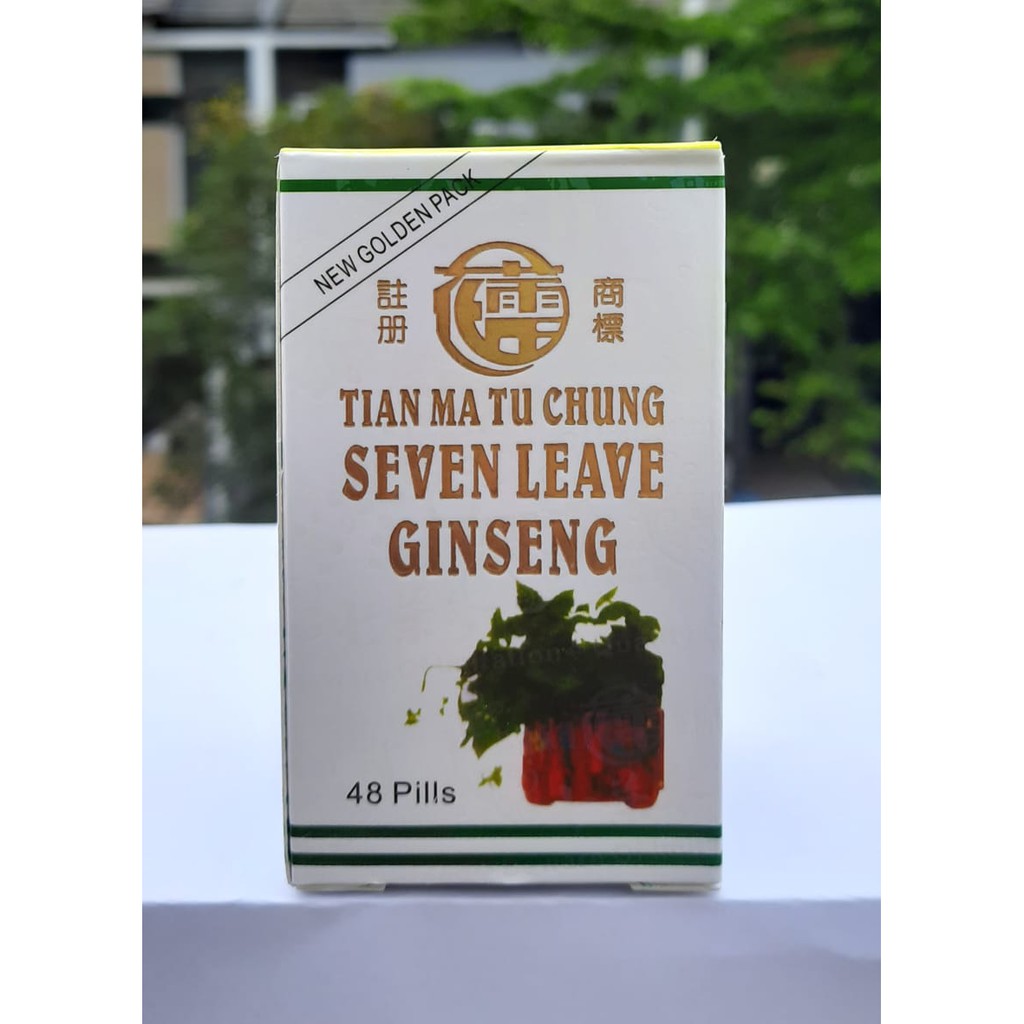 SEVEN LEAVE GINSENG ORIGINAL - TIAN MA TU CHUNG - Obat Asam Urat, Rematik, Nyeri sendi, Saraf Kejepit, Pegal Linu