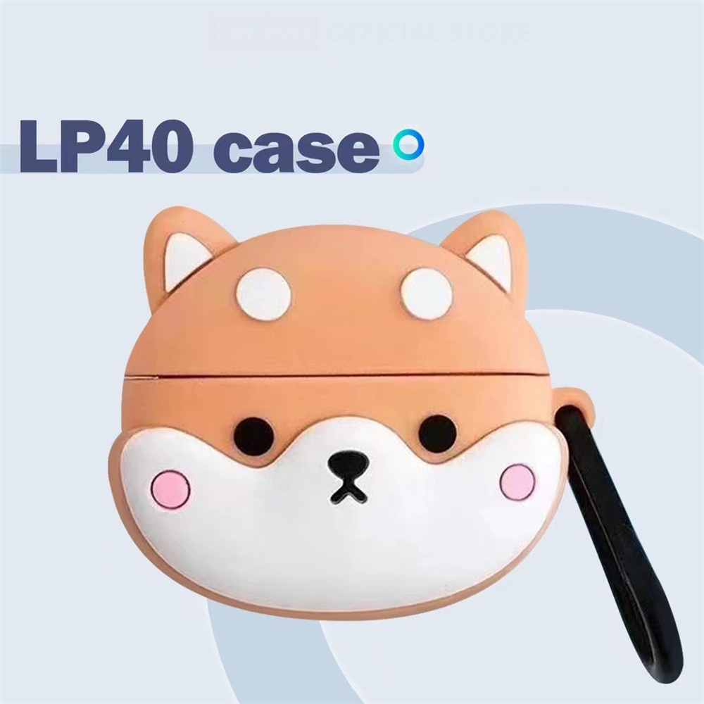 【COD Tangding】Casing Pelindung Headset Wireless Bluetooth Lenovo Lp40