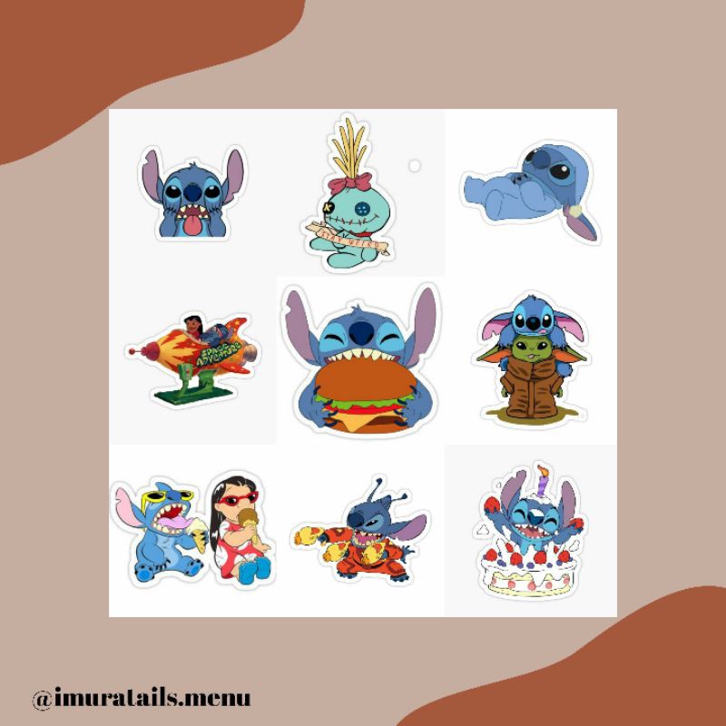 49pcs Sticker Tumblr Stitch