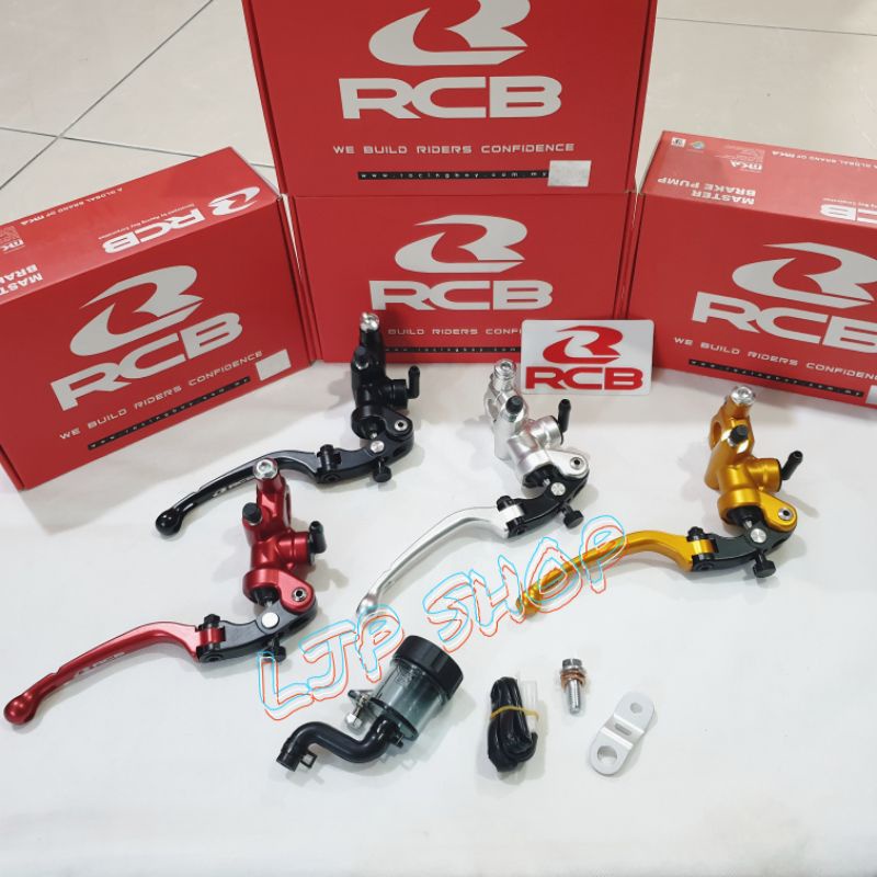 MASTER REM KANAN RCB RACING BOY S1 SERIES 14MM ORIGINAL UNIVERSAL
