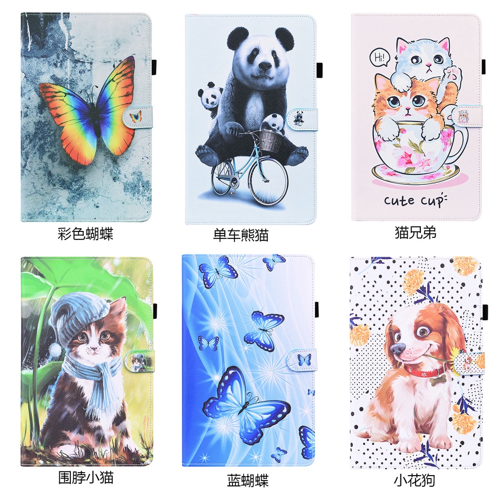 Flip Case Tablet Samsung Galaxy Tab A7 Lite 8.7 &quot;SM-T225 SM-T220 (2021) T220 T225 Bahan Kulit PU