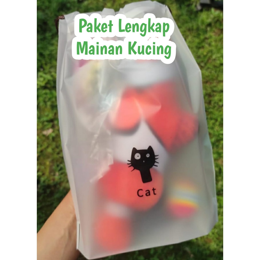 Paket Mainan Kucing | Catnip Ikan | Bola | Tikus | Laser | Pet Toys