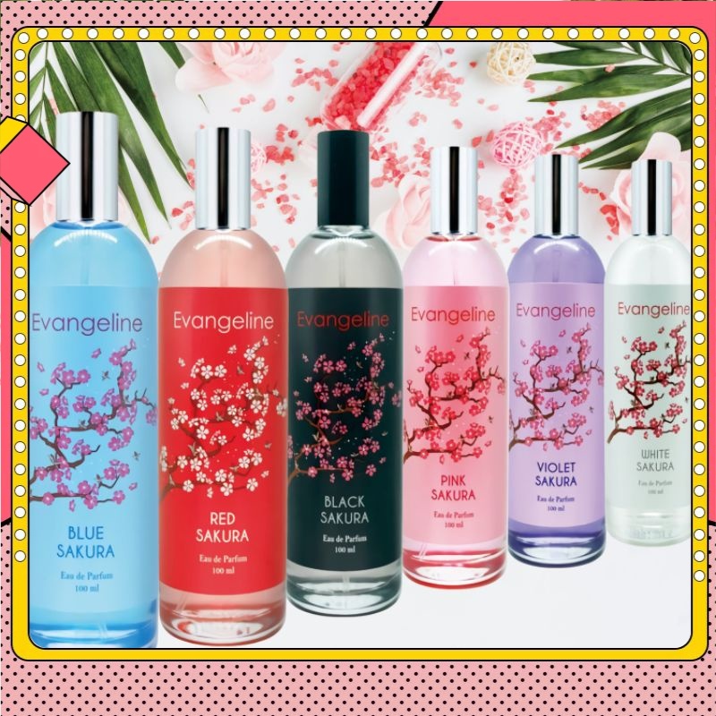 PROMO [BPOM] EVANGELINE SAKURA SERIES PARFUME EDP 100 ML