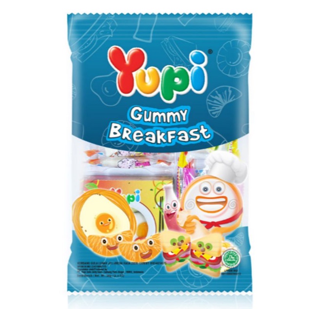 

(Desty Shop)Yupi Gummy Candies Breakfast 95 g