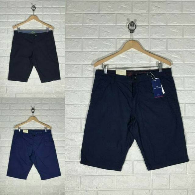 CELANA PENDEK TOM TAILOR SLIMFIT PRIA-SHORT PANTS CASUAL BIGSIZE COWOK-CELANA SANTAI BRANDED