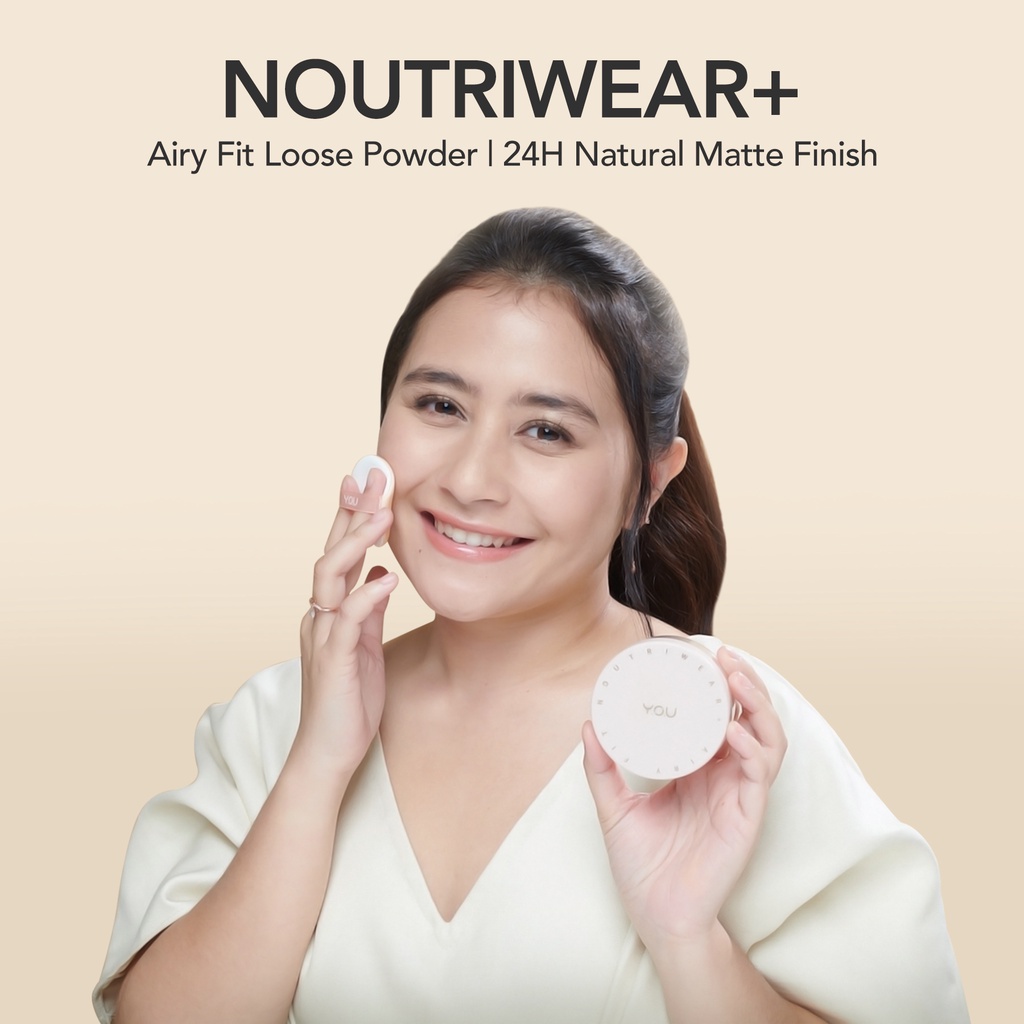 Y.O.U NoutriWear+ Airy Fit Loose Powder (Nourishing, oil control, hingga 24 jam)