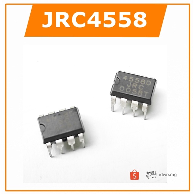 JRC4558 DIP 8 PIN JRC4558D JRC4558 D jrc4558 jrc 4558 dip