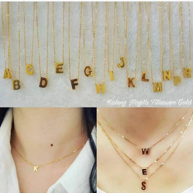Promoo Kalung Nagita/kalung huruf