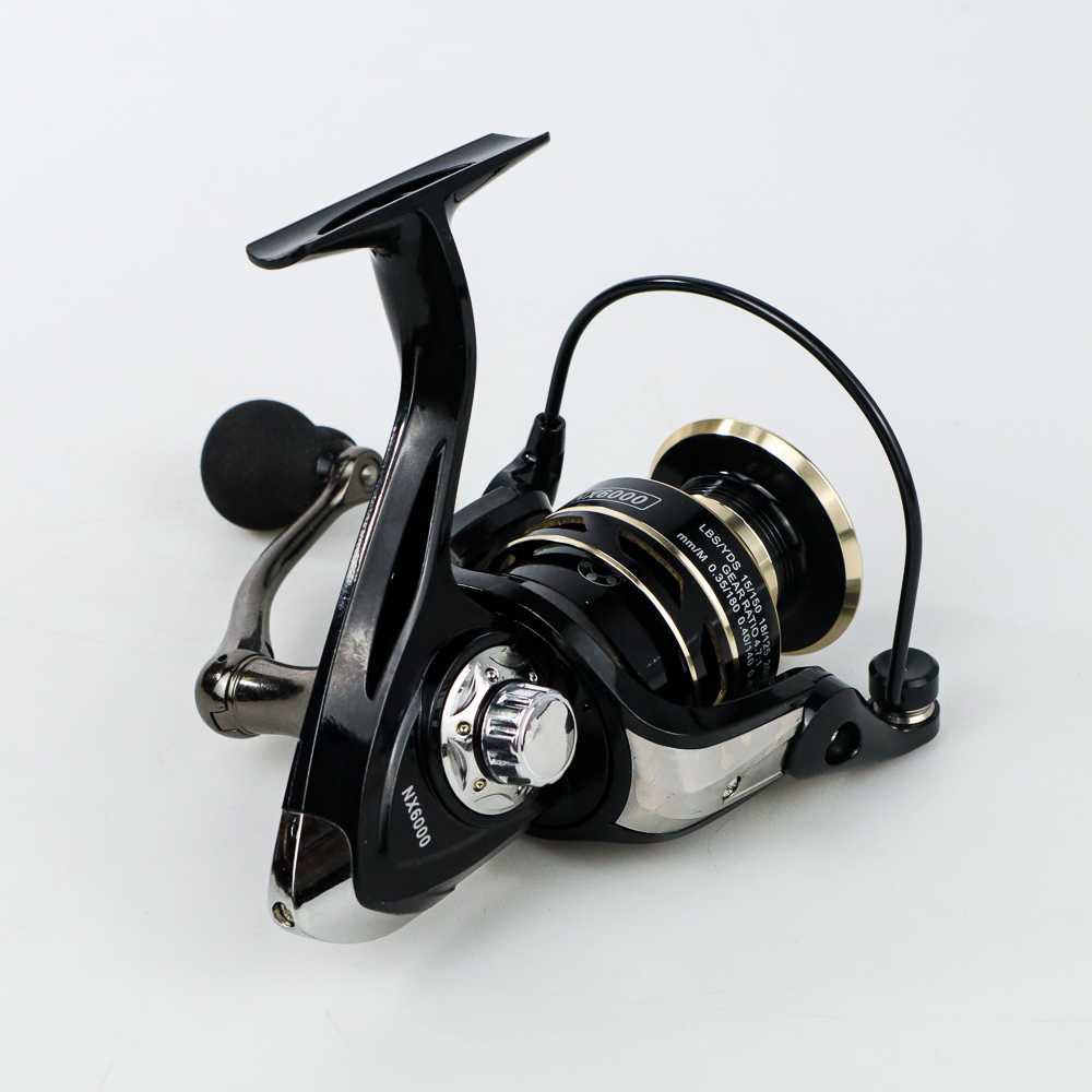 Reel Pancing TaffSPORT NX6000 Metal Reel Pancing Spinning Fishing Reel 4.7:1