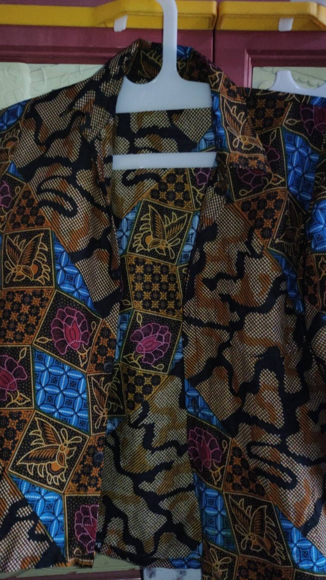 Batik Kemeja Anak Lengan Panjang Ukuran 0-12 Tahun