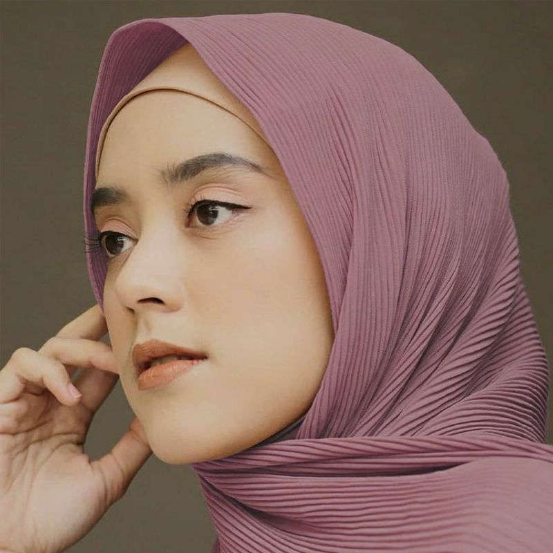 pashmina plisket/hijab plisket/kerudung plisket