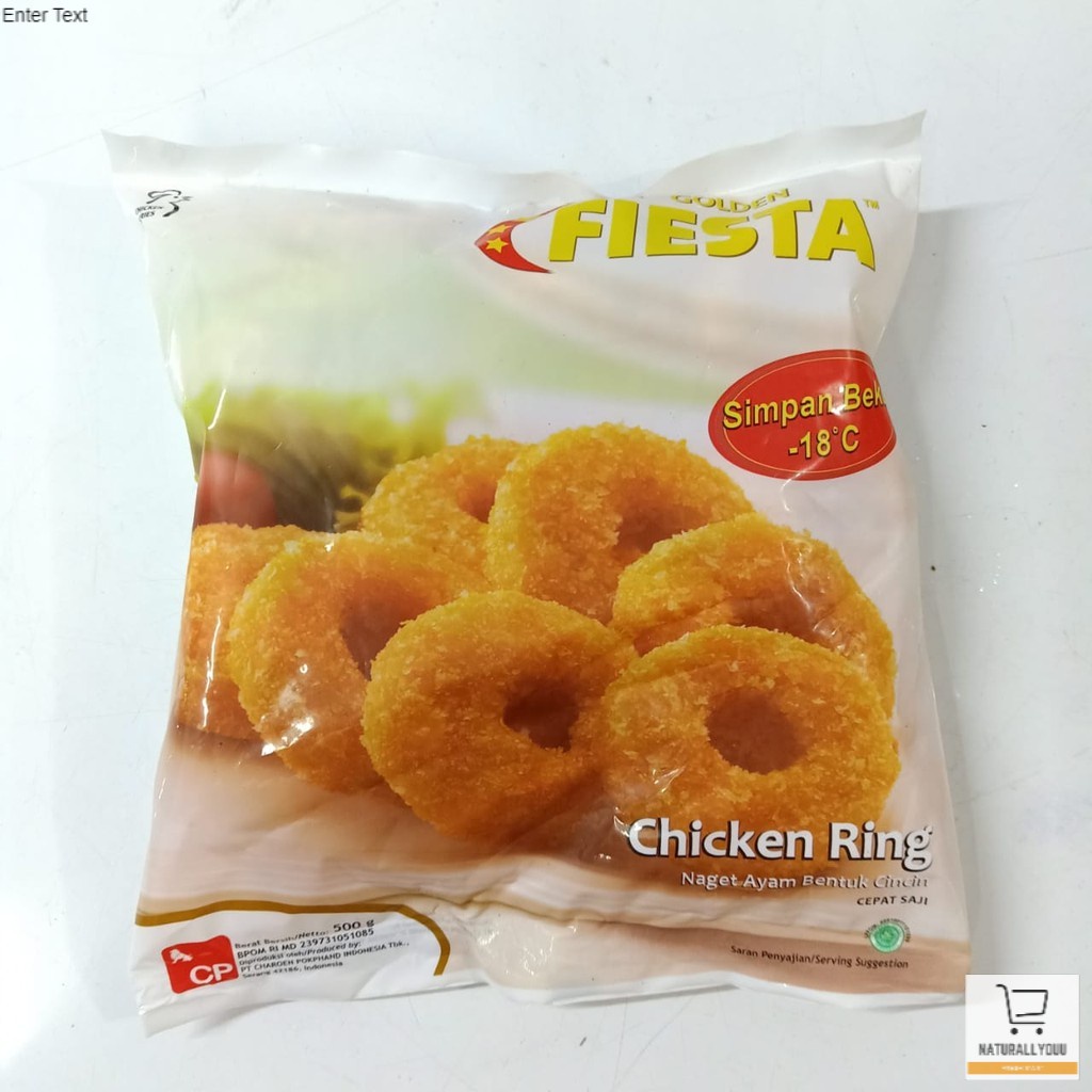 Fiesta Chicken Ring Nugget Fiesta Bentuk Cincin 500gr