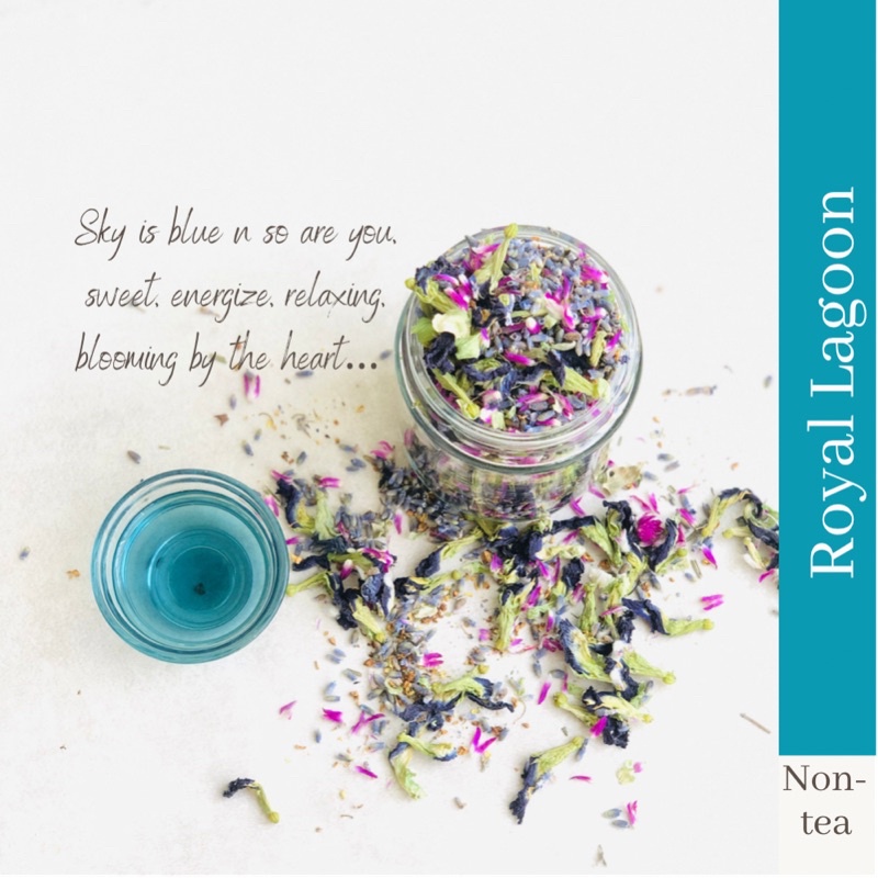 Organic&amp;Joy• Royal Lagoon Non-Tea Blend/ Teh Telang Lavender (tingkatkan kesuburan,anti stress)