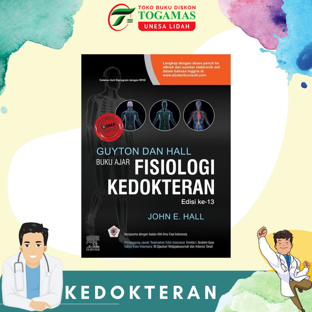 BUKU AJAR FISIOLOGI KEDOKTERAN ED. KE-13 [HC] KARYA GUYTON DAN HALL