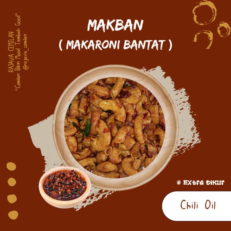 

Rajava Makaroni Bantat/Pedas Daun Jeruk/Extra Cikur/MAKBAN