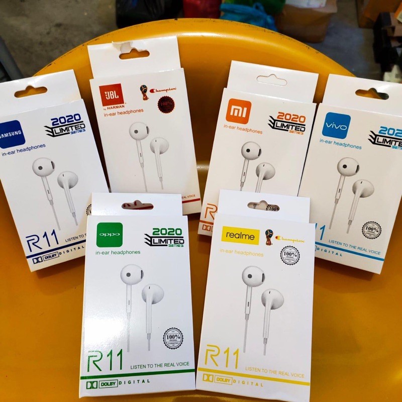 PROMO EVERYDAY HANDSFREE R11 / R15 / PRO3 CLEAR HIFI AUDIO EARPHONE STEREO MUSIC